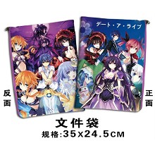 Date A Live anime documents bag pen bag