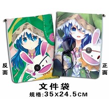 Date A Live anime documents bag pen bag