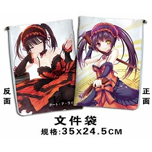 Date A Live anime documents bag pen bag