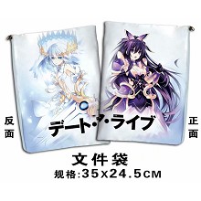 Date A Live anime documents bag pen bag