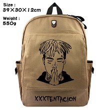 xxxtentacion canvas backpack bag