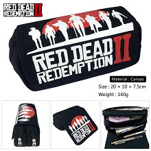 Red Dead Redemption canvas pen bag pencil bag