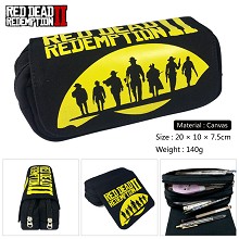 Red Dead Redemption canvas pen bag pencil bag