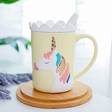 Unicorn ceramic cup mug