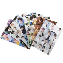 Seventeen star posters set(8pcs a set)