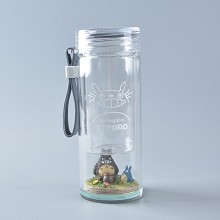 Totoro anime glass cup