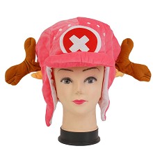 One Piece Chopper anime plush hat