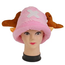 One Piece Chopper anime plush hat