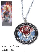 Captain Marvel movie necklace