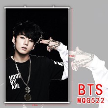 BTS star wall scroll