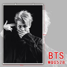 BTS star wall scroll