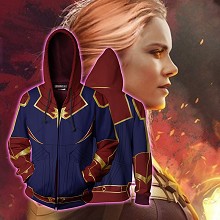 Captain Marvel movie printing hoodie sweater cloth