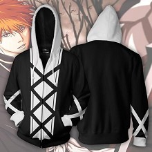 Bleach anime printing hoodie sweater cloth