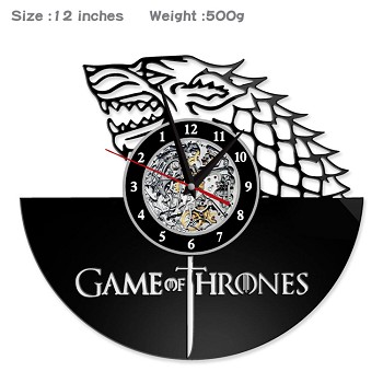 Game of Thrones movie wall clock