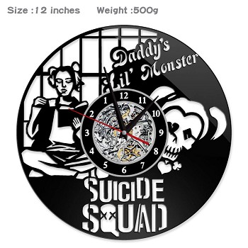 Suicide Squad wall clock