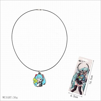 Hatsune Miku anime necklace