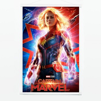 Captain Marvel movie wall scroll