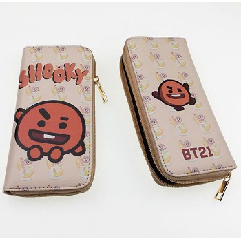 BTS BT21 star long Wallet