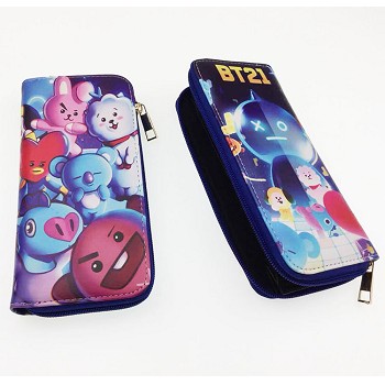 BTS BT21 star long Wallet