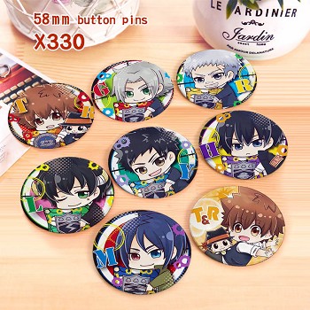 Reborn anime brooches pins set(8pcs a set)