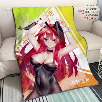 Gotoubun no hanayome anime blanket