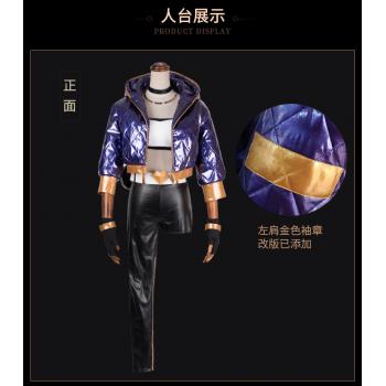 League of Legends KDA Akali cosplay dress a set