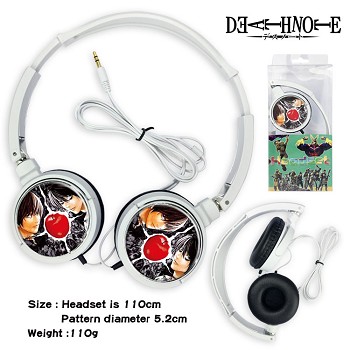 Death Note anime headphone