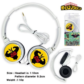 My Hero Academia anime headphone