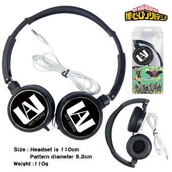 My Hero Academia anime headphone