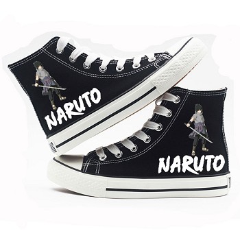 Naruto anime canvas shoes student plimsolls a pair