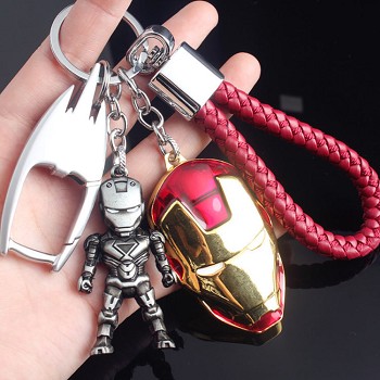 The Avengers Iron Man key chains a set