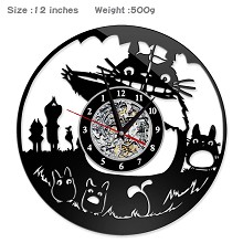 Totoro anime wall clock