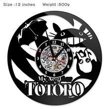 Totoro anime wall clock