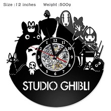 Totoro anime wall clock