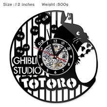 Totoro anime wall clock