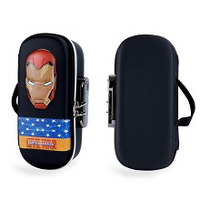 Captain America password lock pencil case pen bag