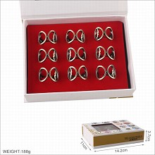 The Flash movie rings set(9pcs a set)