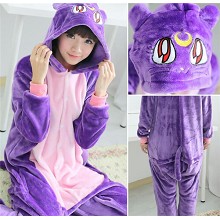 Sailor Moon anime flano bpyjama pajamas dress hood...