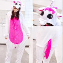 Cartton animal Unicorn flano pajamas dress hoodie