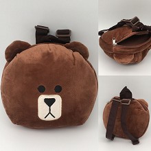 LINE bear anime plush doll 21*18CM