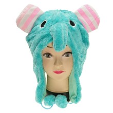 Elephant plush hat