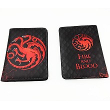 Game of Thrones movie Passport Cover Card Case Credit Card Holder Wallet