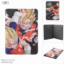 Dragon Ball anime Passport Cover Card Case Credit Card Holder Wallet