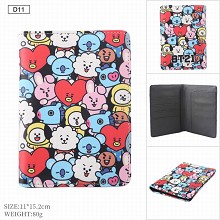 BTS star Passport Cover Card Case Credit Card Hold...