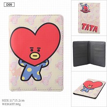 BTS star Passport Cover Card Case Credit Card Hold...