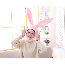 Cute Rabbit Plush Hat Cap Plush Gift Dance Toy Velvet