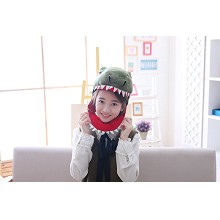 Cute Dinosaur Plush Hat Cap Plush Gift Dance Toy V...