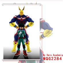 My Hero Academia anime wall scroll