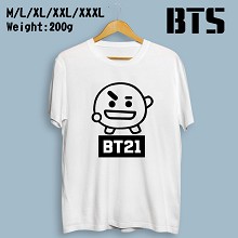 BTS BT21 star cotton t-shirt