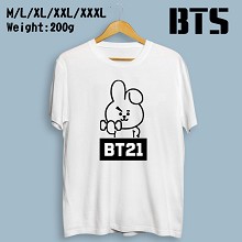 BTS BT21 star cotton t-shirt